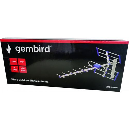 GMB-2814R ** Gembird Antena digital HDTV Loga UHF, F-Konektor, 84cm, dobit 12dB aluminium(kutija)737 slika 2