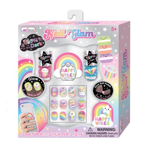 HOT FOCUS set za nokte Glam Rainbow 024RB slika 1