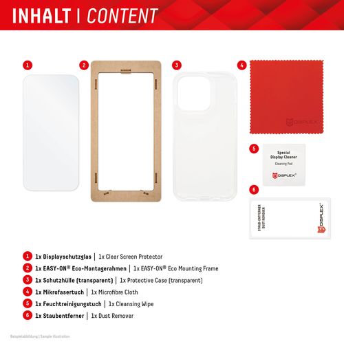 Zaštitno staklo DISPLEX Real Glass 2D + prozirna maskica za Samsung Galaxy S24+ (01909) slika 2