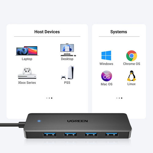 Ugreen 4-port USB 3.0 hub - 1M slika 4