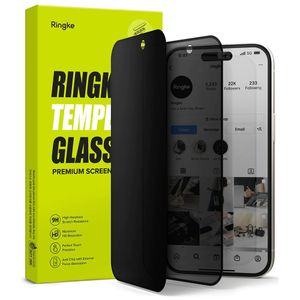 Ringke Cover Display ID Glass kaljeno staklo za iPhone 15 -Privacy