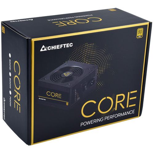 Chieftec PSU 700W BBS-700SCore seria,14cm fan,Active PFC,80+ Gold,4xPCIe,6xSATA slika 2