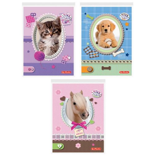 Blok A6 46 listova Pretty Pets Herlitz slika 1