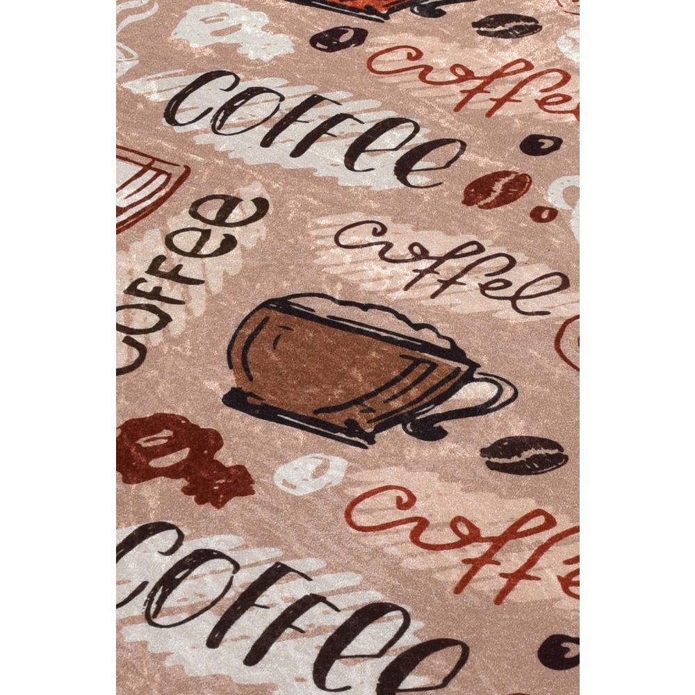 Višebojni Tepih za Dnevni Boravak "Šoljica Kafe" (80 x 150 cm) slika 3