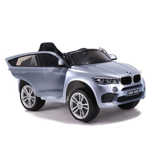 Automobil na akumulator BMW X6 srebrni slika 4