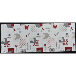 LUANCE KUHINJSKI TEPIH MAT 50X130CM OSLIKANI VINYL - POULETTE