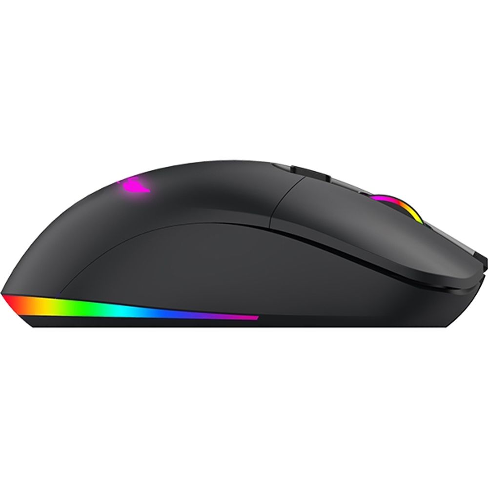 Gaming miš BYTEZONE Morpheus bežična-žična / RGB (16,8M boja) / max DPI 10K / optička / mat UV premaz (crna) slika 6