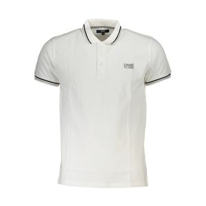 CAVALLI CLASS POLO SHORT SLEEVE MAN WHITE