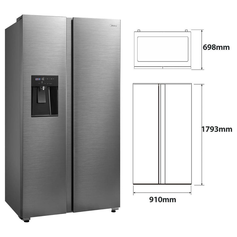 Midea Frižider MDRS761MYC46 Side by side, 573l slika 2