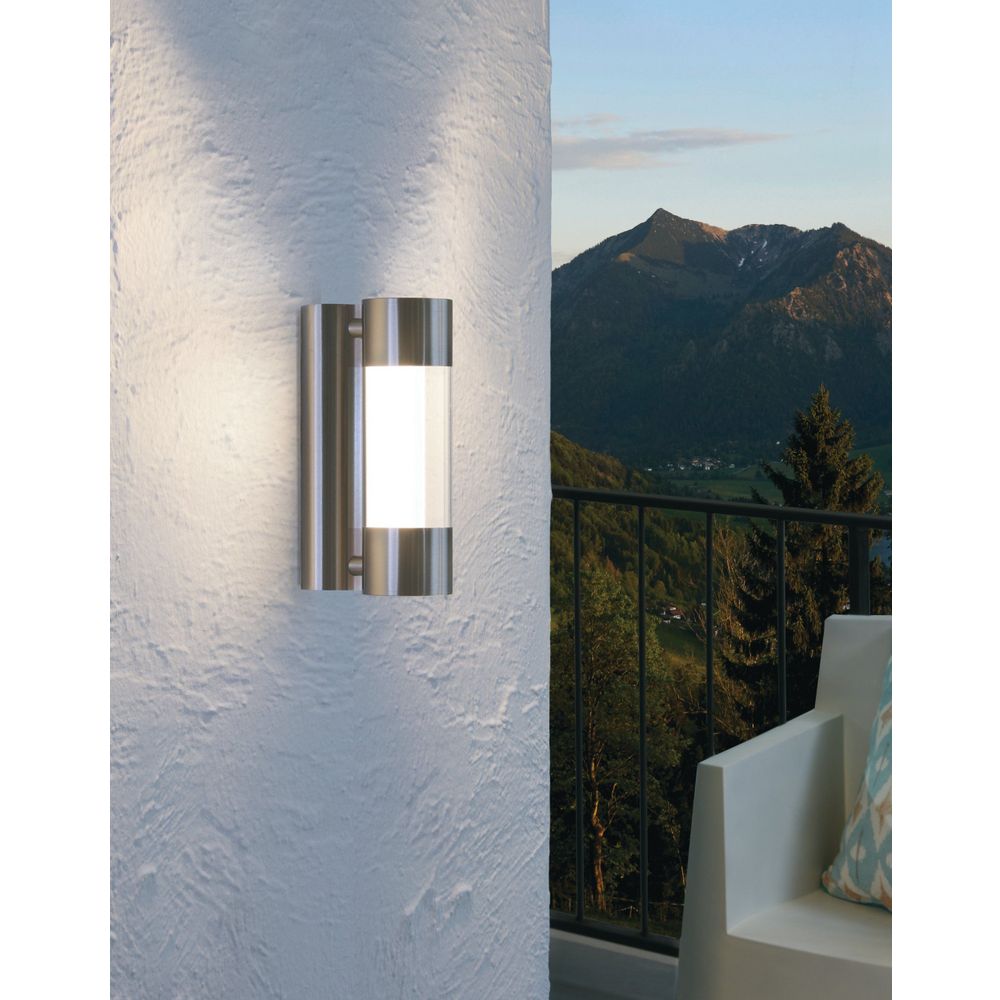 Eglo Robledo Vanjska Zidna Lampa, LED, 2x3,7W, Inox/Plastika slika 2
