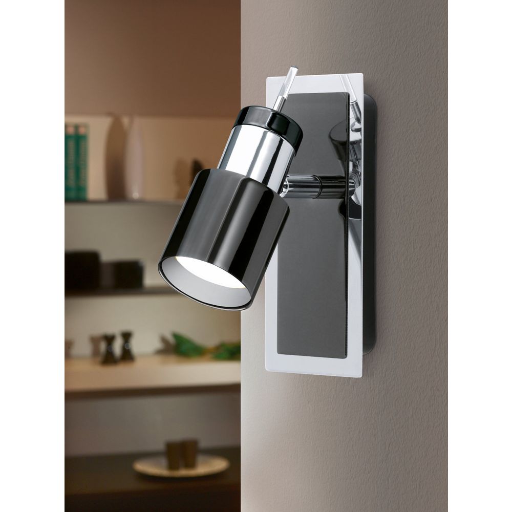 Eglo Davida 1 reflektor/1, led, gu10, 1x5w, 400lm, krom/crna  slika 7