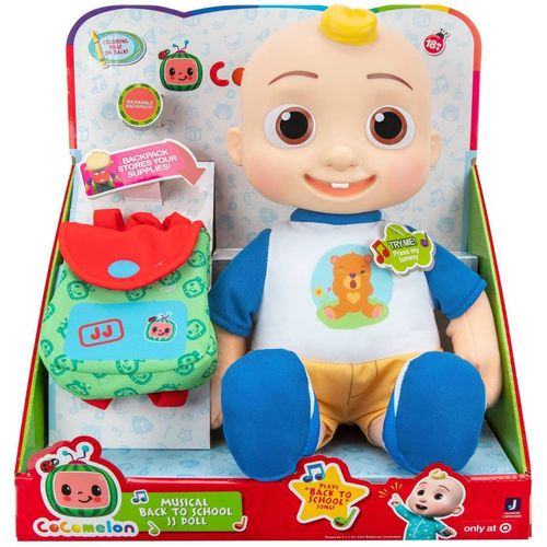 Cocomelon Roto Pliš Back To School JJ Doll slika 1