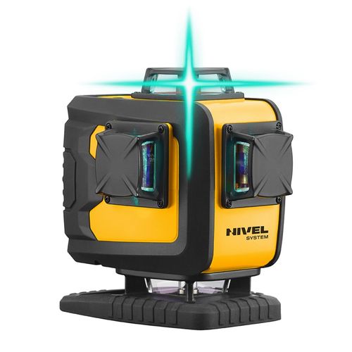 NIVEL SYSTEM Laserski nivelir CL4D-G 4x360° zelena zraka slika 1