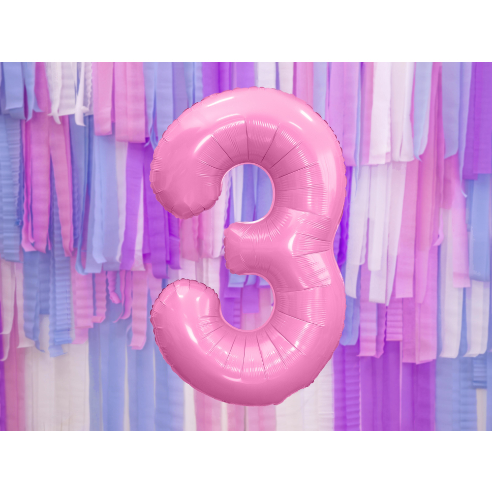FB1P-3 Folijski balon 3 Pink 86cm slika 2