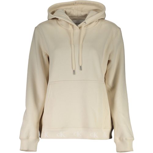 CALVIN KLEIN SWEATSHIRT WITHOUT ZIP WOMAN BEIGE slika 1