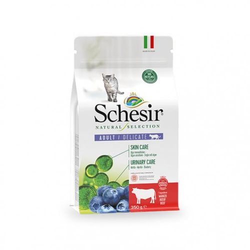 Schesir Dry Cat Natural Selection Govedina, hrana za mačke 1.4 kg slika 1