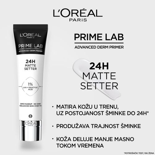 L'Oreal Paris Prime Lab 24H Matte Setter prajmer slika 2