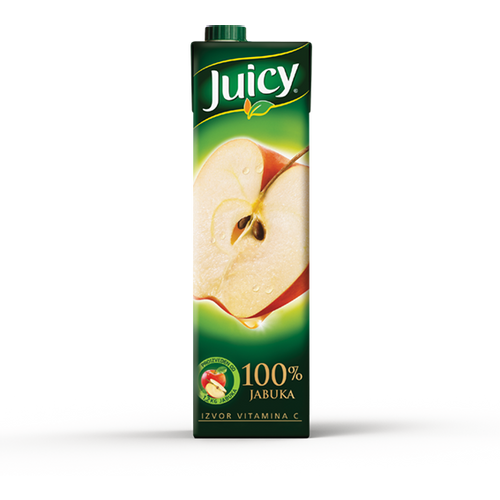 Juicy 100% jabuka 1 l slika 1