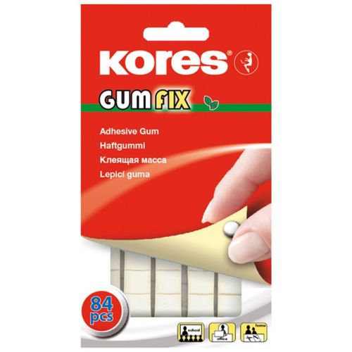 Ljepilo Kores Gumfix, 50 g, samoljepljivi jastučići 84/1

 slika 1