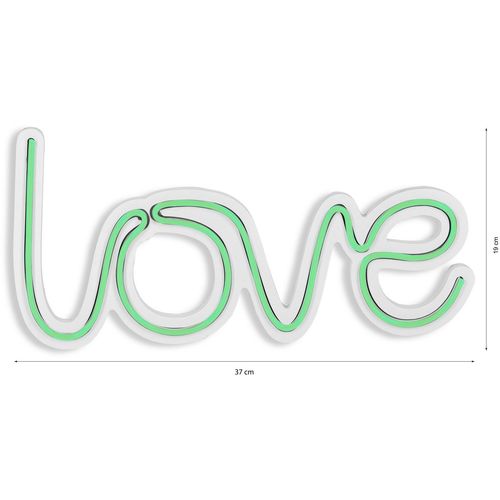 Love - Green Green Decorative Plastic Led Lighting slika 9