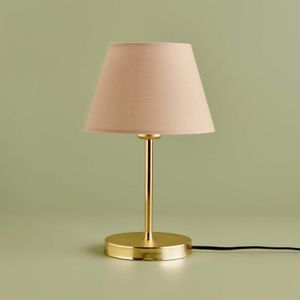 Elegantna Stolna Lampa AYD-3504 u Bež Zlatnoj Boji
