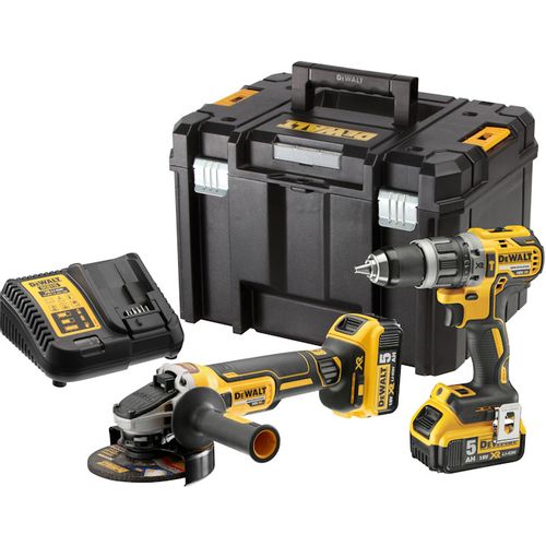 DEWALT DCK2080P2T 2-djelni set aku alata 5.0ah 18v v tstak  slika 1