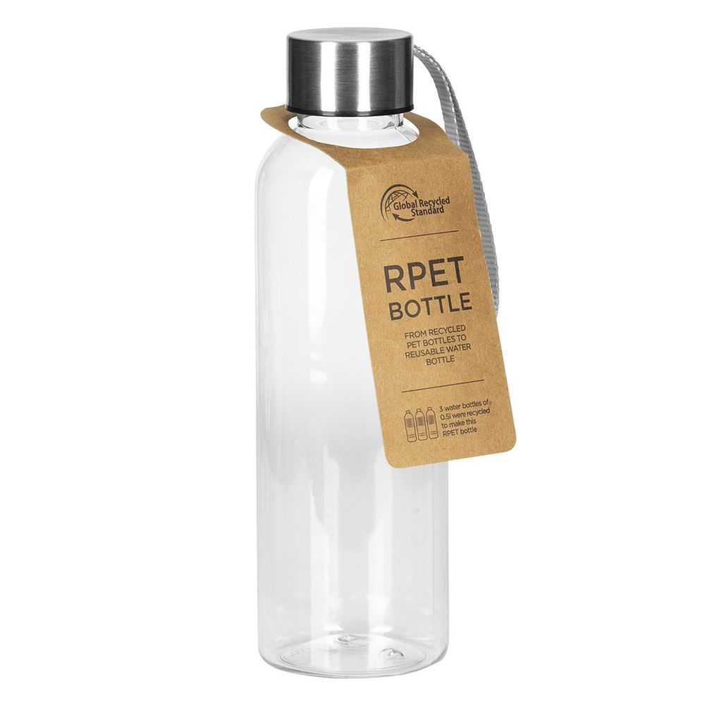 H2O PLUS,plast.sportska flašica,550ml,transparentna slika 1