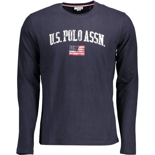 US POLO T-SHIRT LONG SLEEVE MAN BLUE slika 1