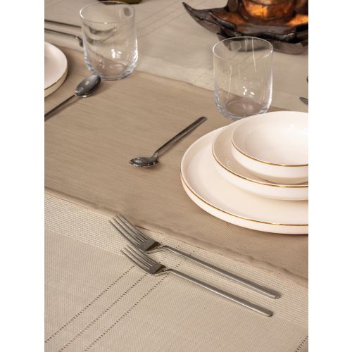 L'essential Maison Jasmine 160 - Beige Beige Tablecloth Set (2 Pieces) slika 2