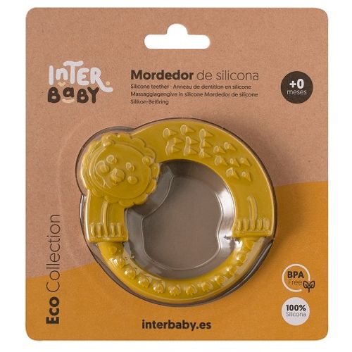 InterBaby Silikonski grickalica za bebe Ocher Yellow slika 1