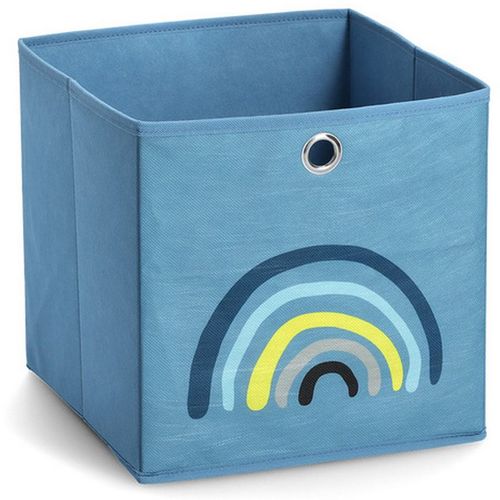 Zeller košara za odlaganje "blue rainbow", netkana, plava, 28x28x28 cm, 14426 slika 1