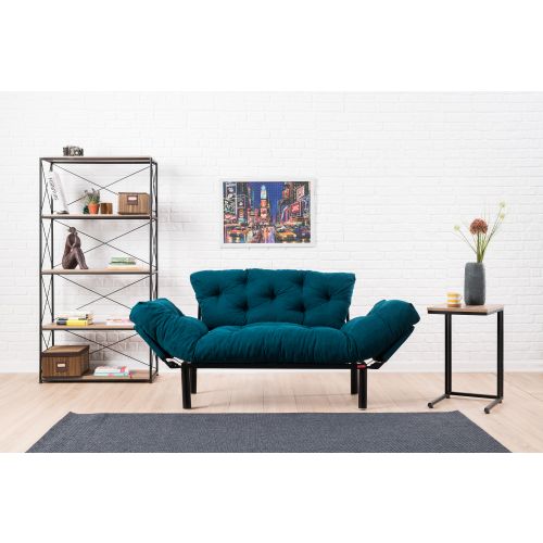 Atelier Del Sofa Nitta - Petrol Blue 2-Seat Sofa-Bed slika 1