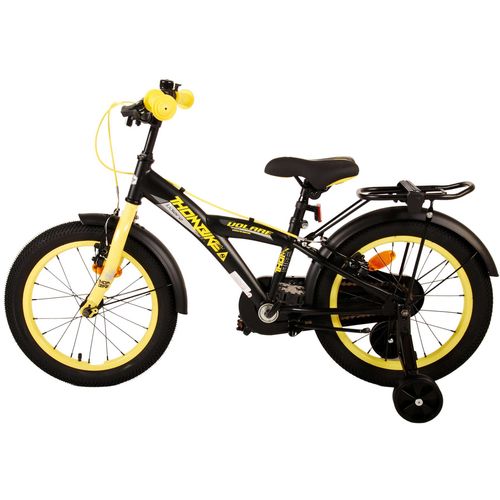 Dječji bicikl Volare Thombike 16" s dvije ručne kočnice crno-žuti slika 13