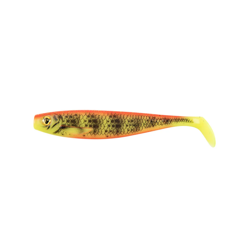 Fox silikonska varalica Rage Pro Shad 10cm Bright Perch UV (NPS048) slika 1