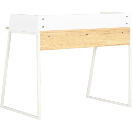 Radni stol bijeli i boja hrasta 90 x 60 x 88 cm slika 18