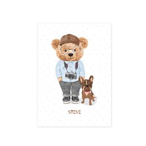 Ceba Baby Plakat 30x40 cm Fluffy Puffy Steve