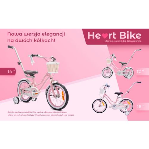 Dječji bicikl 14" Heart Bike rozi slika 8