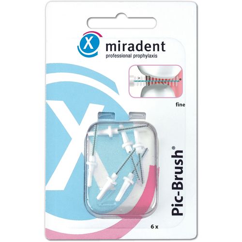 Miradent Pic-Brush, refill kit, white 6er slika 1
