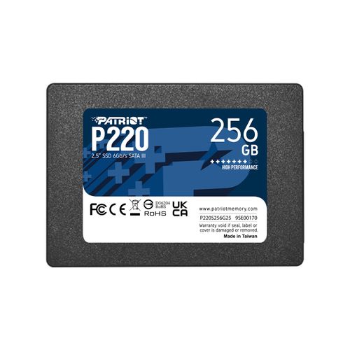 Patriot P220 256GB SSD SATA 3 2.5" slika 1