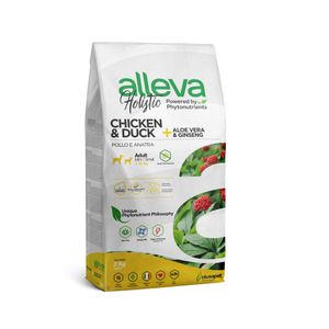 Alleva Holistic Dog Adult Chicken &amp; Duck + Aloe Vera &amp; Ginseng Mini 2 kg