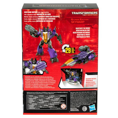 Transformers Cybertron Studio Series Gamer Edition Skywarp figure 16,5cm slika 5