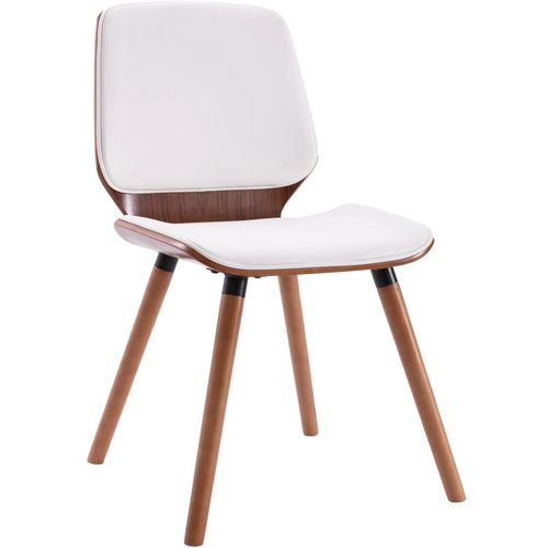 Blagovaonske stolice od umjetne kože 2 kom bijele slika 39