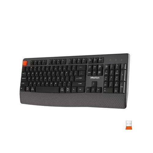 MEETION C4130BK SET 2U1, BEŽIČNA 2.4GHZ SILENT Tastatura + BEŽ.MIŠ, CRNI slika 8