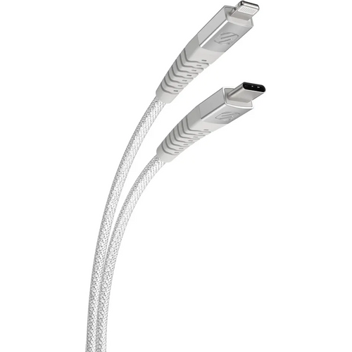 SCOSCHE, StrikeLine™ USB-C® na pravokutni Lightning® kabel, 1.2m, bijeli slika 1