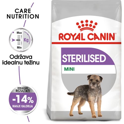 ROYAL CANIN CCN Mini Sterilised, potpuna hrana za pse - Za kastrirane/sterilizirane odrasle pse malih pasmina (od 1 do 10 kg) - Stariji od 10 mjeseci - Psi skloni prekomjernoj tjelesnoj težini, 1 kg slika 6