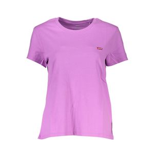 LEVI'S PURPLE WOMAN SHORT SLEEVE T-SHIRT