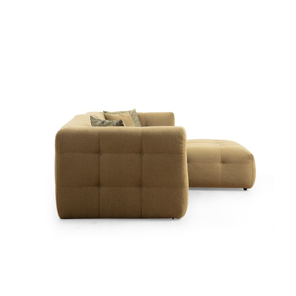 Cady 3-sjedalni kutni kauč - Khaki slika 8