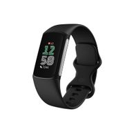 FITBIT Charge 6 Obsidian/Black Aluminium Fitnes narukvica