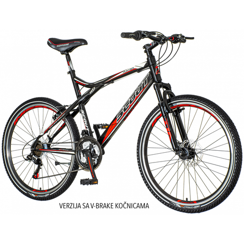 Visitor - HUN262AM 26"/21" SCOUT HUNTER CRNO CRVENO BELI - mountain bike slika 1