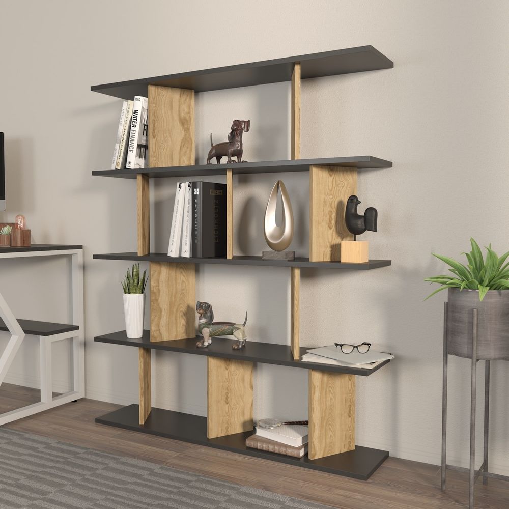 Grace - Crna, Hrast Crni Regal slika 2